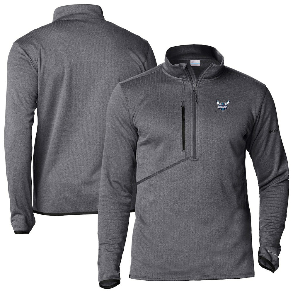 Columbia - Charlotte Hornets Park View Half-Zip Top - Gray