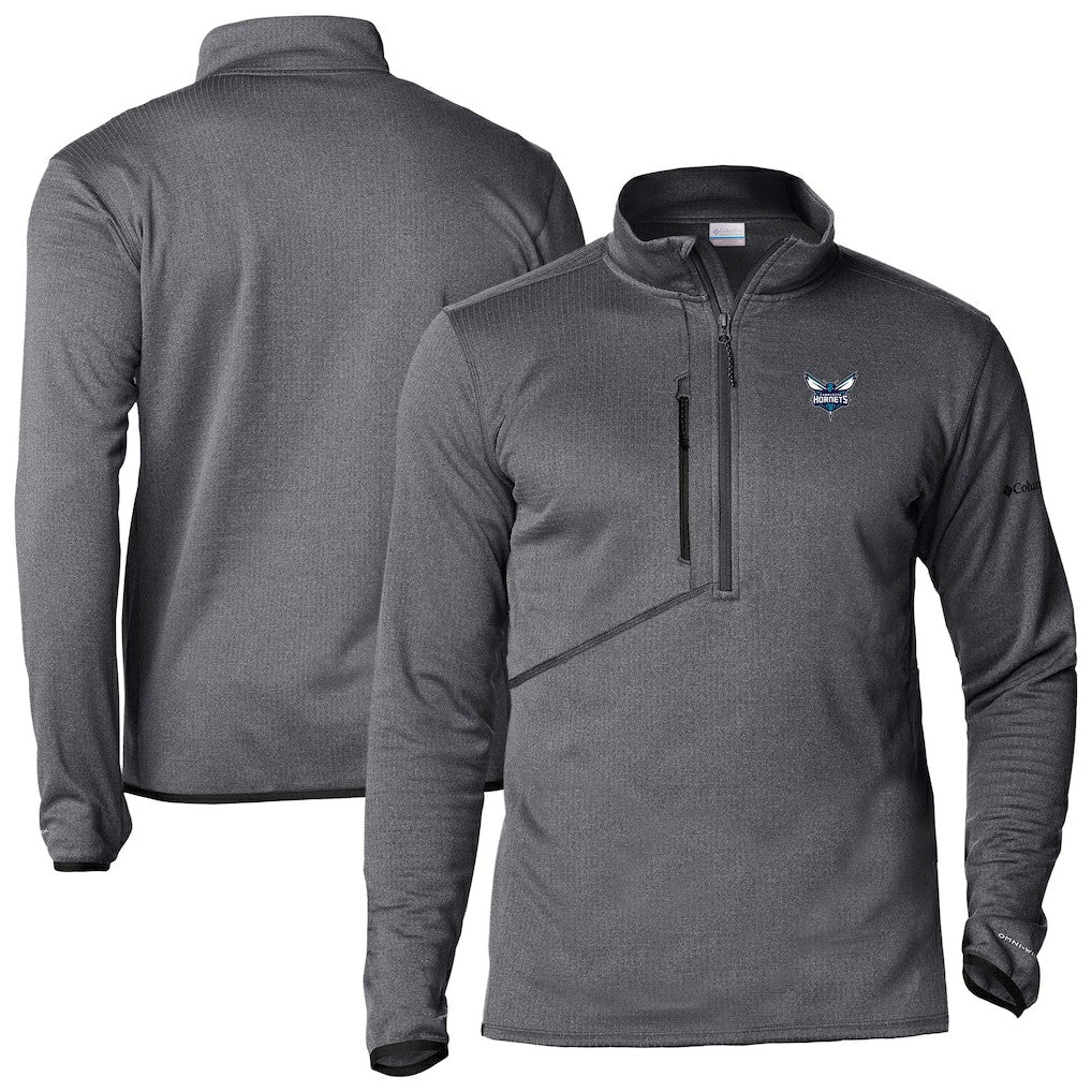 Columbia - Charlotte Hornets Park View Half-Zip Top - Gray