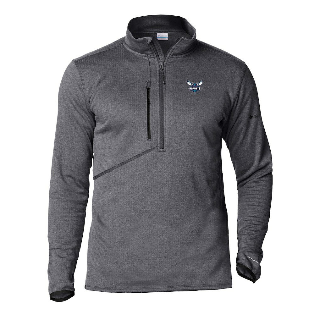 Columbia - Charlotte Hornets Park View Half-Zip Top - Gray