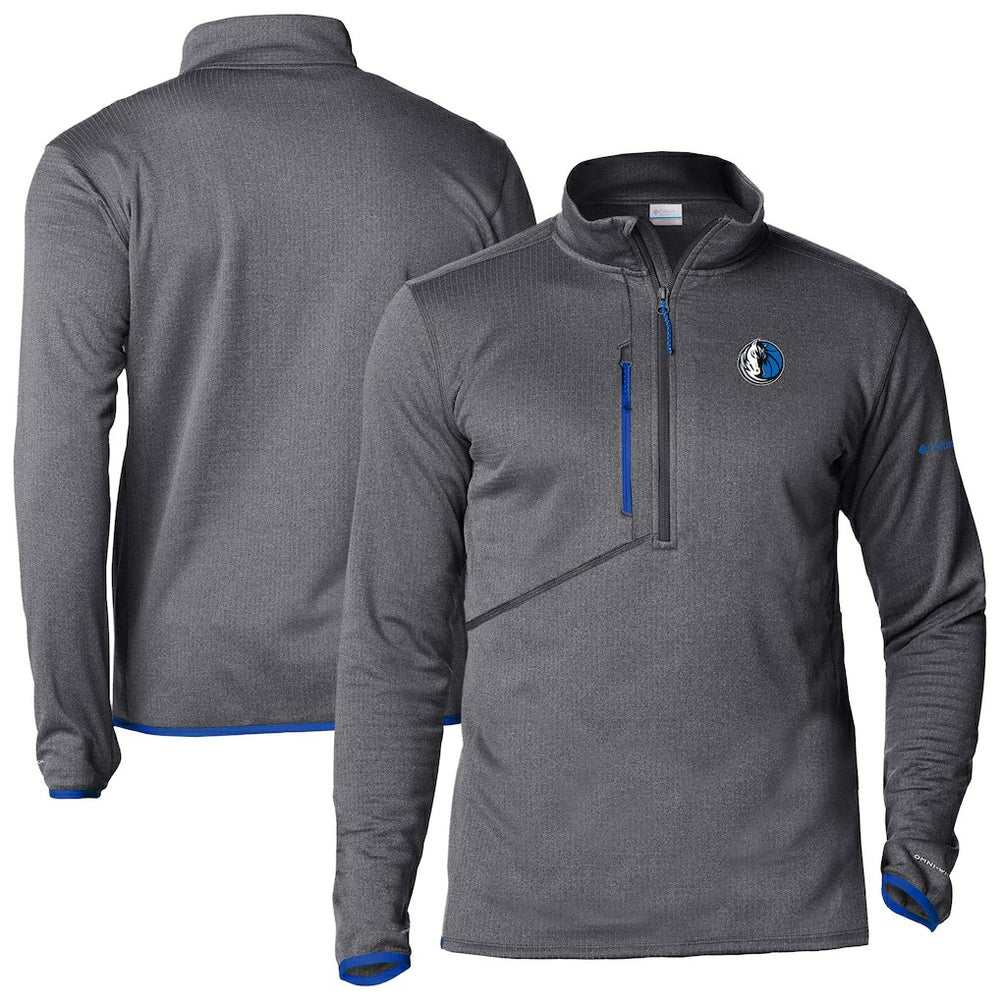 Columbia - Dallas Mavericks Park View Half-Zip Top - Gray