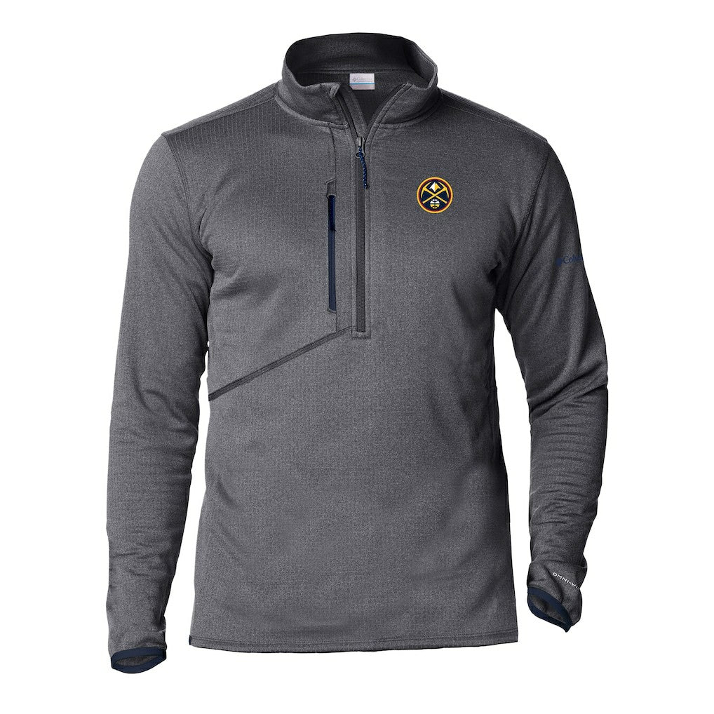 Columbia - Denver Nuggets Park View Half-Zip Top - Gray