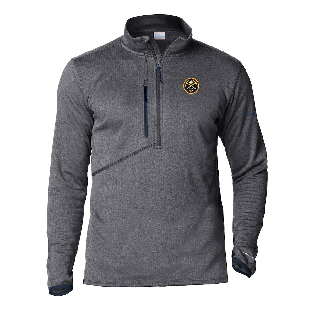 Columbia - Denver Nuggets Park View Half-Zip Top - Gray