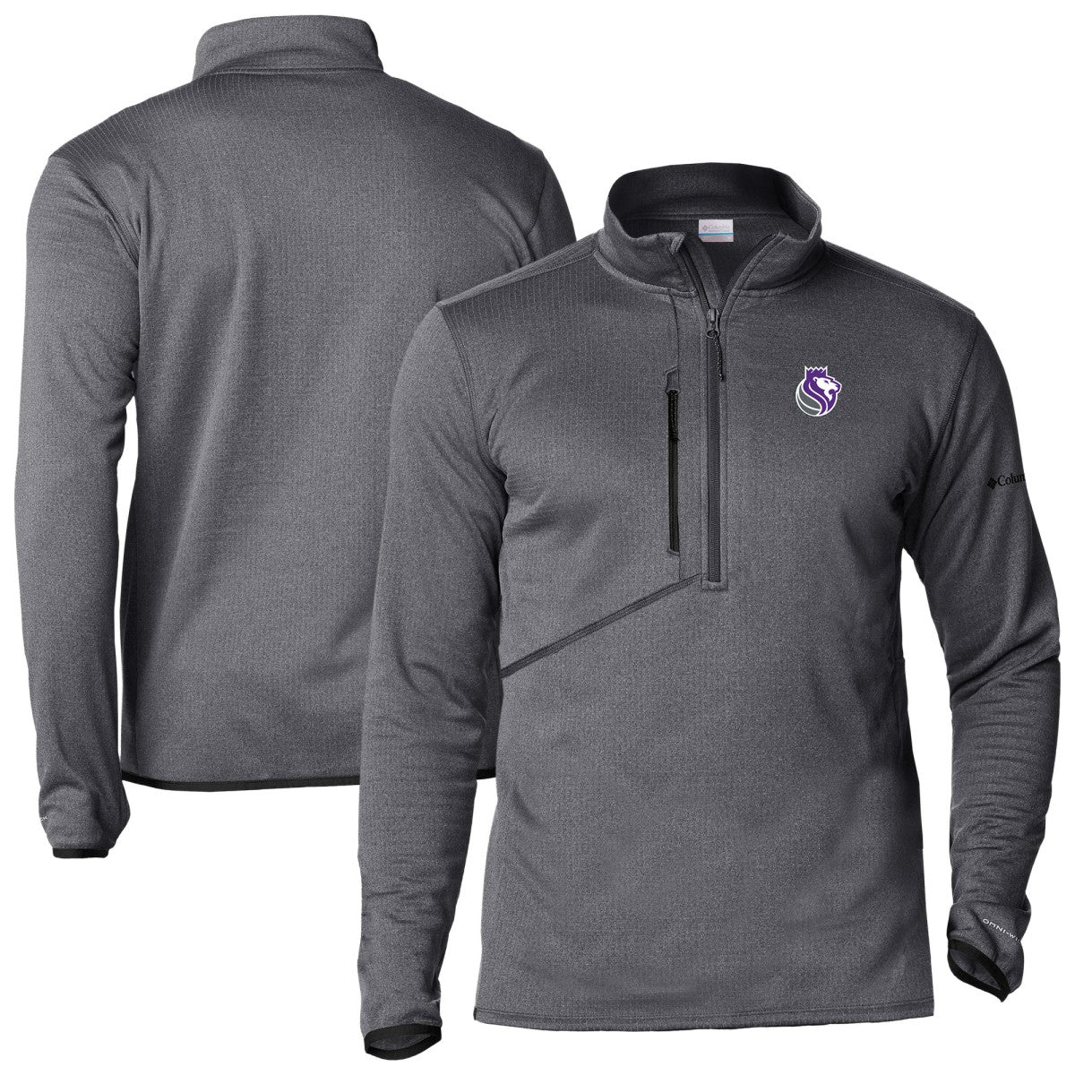 Columbia - Sacramento Kings Park View Half-Zip Top - Gray