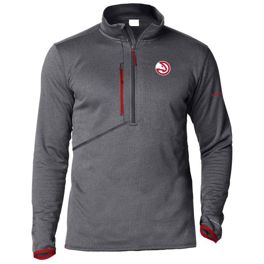 Columbia - Atlanta Hawks Park View Half-Zip Top - Gray