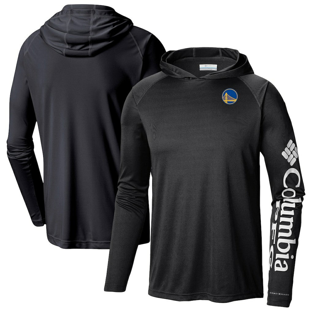 Columbia - Golden State Warriors Terminal Tackle Long Sleeve Hoodie T-Shirt - Black
