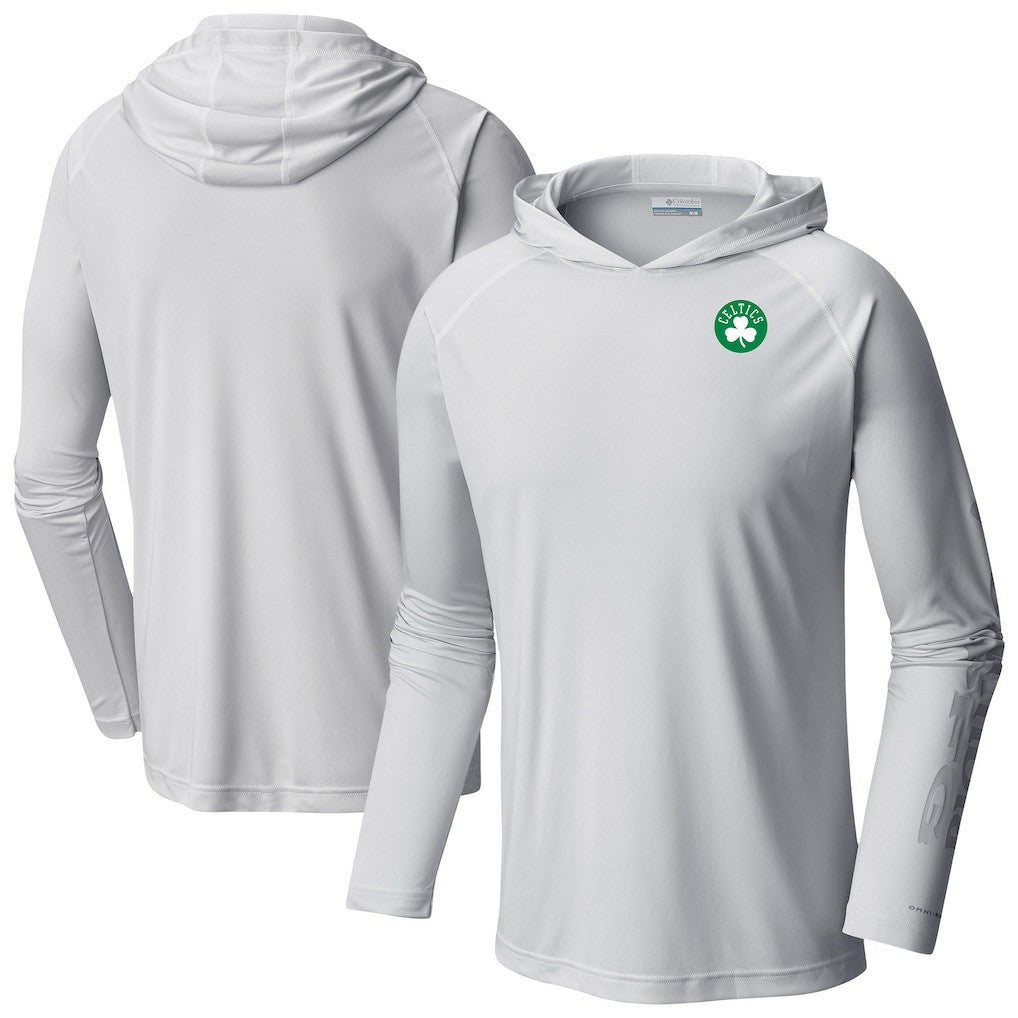 Columbia - Boston Celtics Terminal Tackle Long Sleeve Hoodie T-Shirt - White