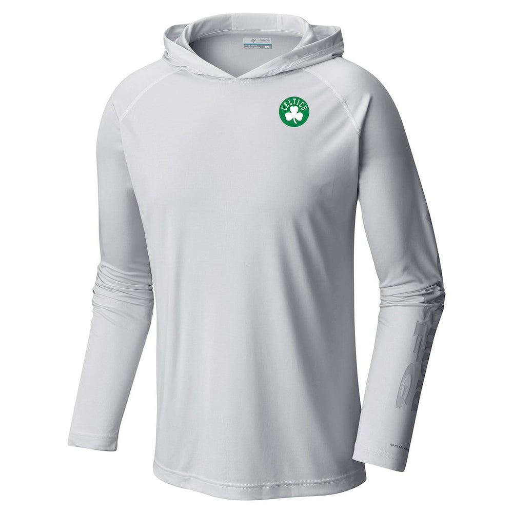Columbia - Boston Celtics Terminal Tackle Long Sleeve Hoodie T-Shirt - White