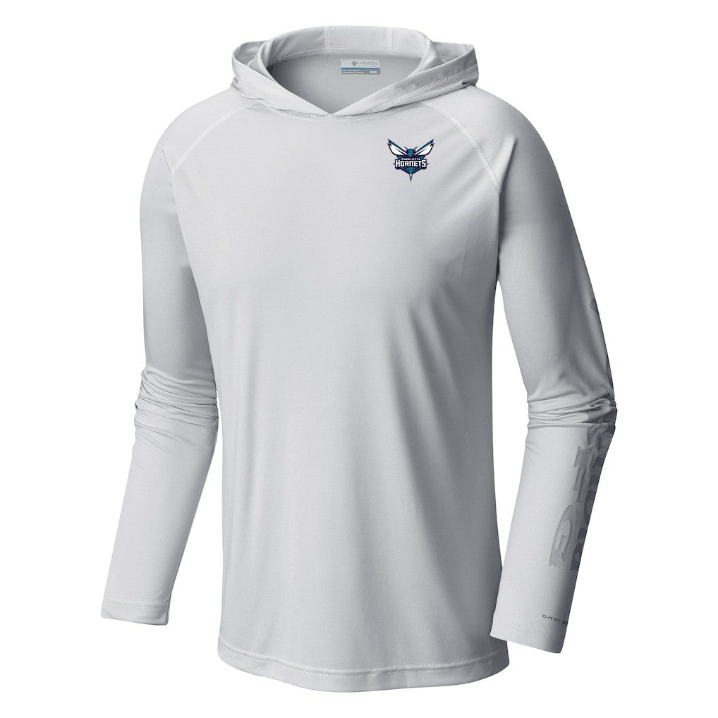 Columbia - Charlotte Hornets Terminal Tackle Long Sleeve Hoodie T-Shirt - White