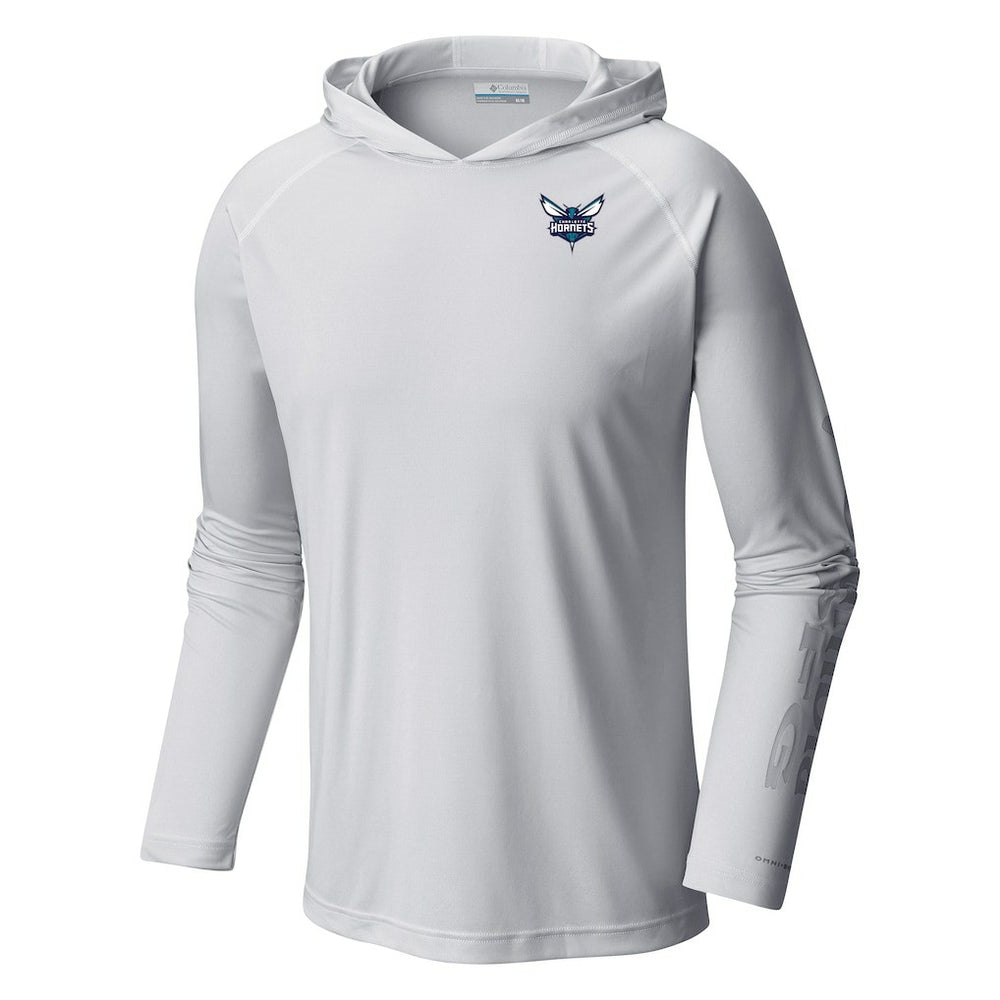 Columbia - Charlotte Hornets Terminal Tackle Long Sleeve Hoodie T-Shirt - White