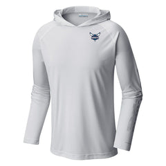 Columbia - Charlotte Hornets Terminal Tackle Long Sleeve Hoodie T-Shirt - White