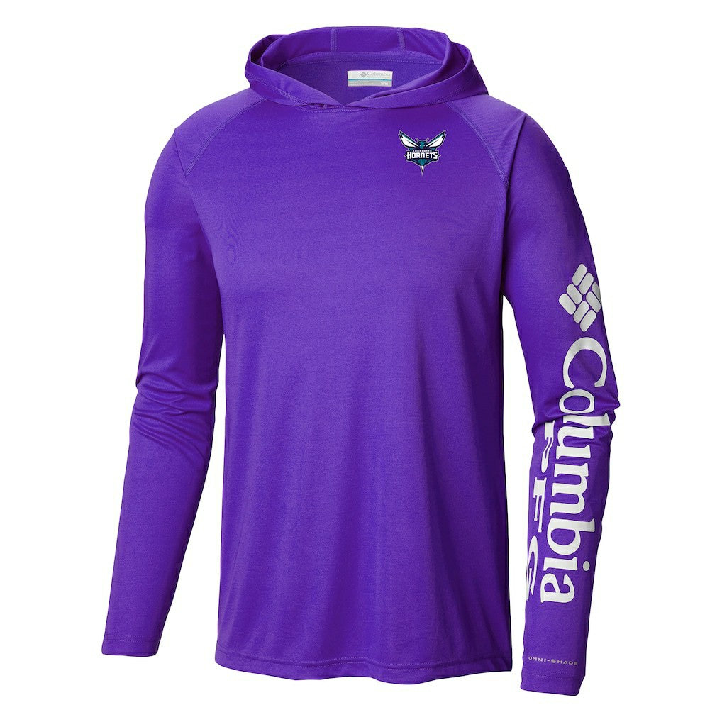 Columbia - Charlotte Hornets Terminal Tackle Long Sleeve Hoodie T-Shirt - Purple