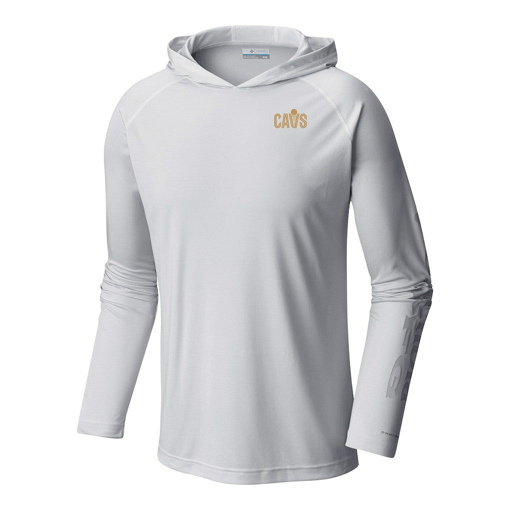 Columbia - Cleveland Cavaliers Terminal Tackle Long Sleeve Hoodie T-Shirt - White