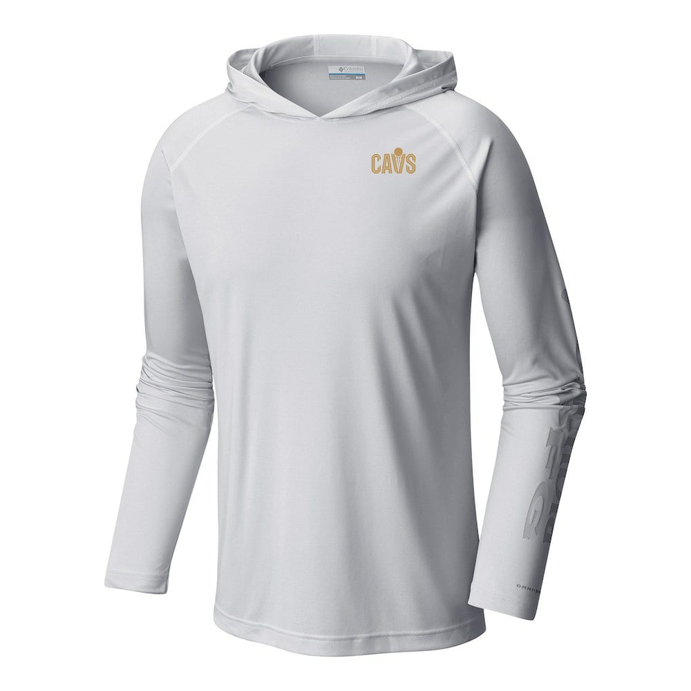 Columbia - Cleveland Cavaliers Terminal Tackle Long Sleeve Hoodie T-Shirt - White