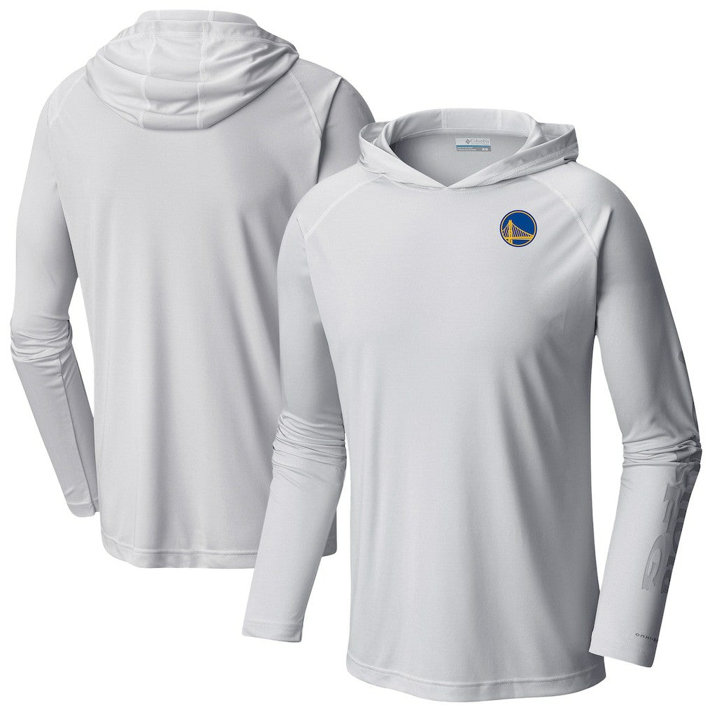 Columbia - Golden State Warriors Terminal Tackle Long Sleeve Hoodie T-Shirt - White