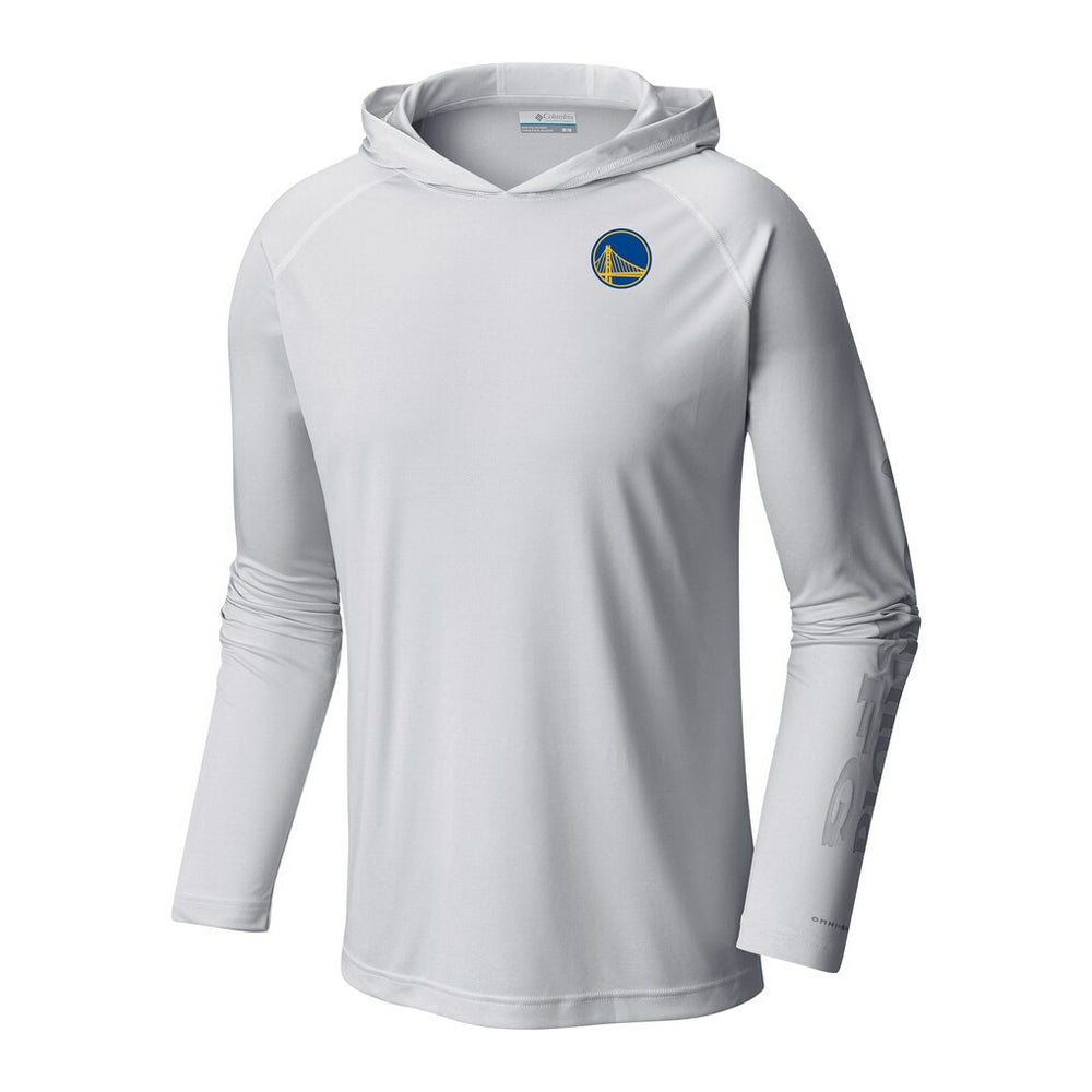 Columbia - Golden State Warriors Terminal Tackle Long Sleeve Hoodie T-Shirt - White