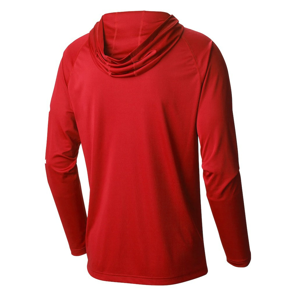 Columbia - Detroit Pistons Terminal Tackle Long Sleeve Hoodie T-Shirt - Red