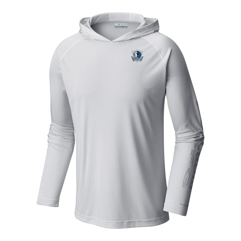 Columbia - Dallas Mavericks Terminal Tackle Long Sleeve Hoodie T-Shirt - White