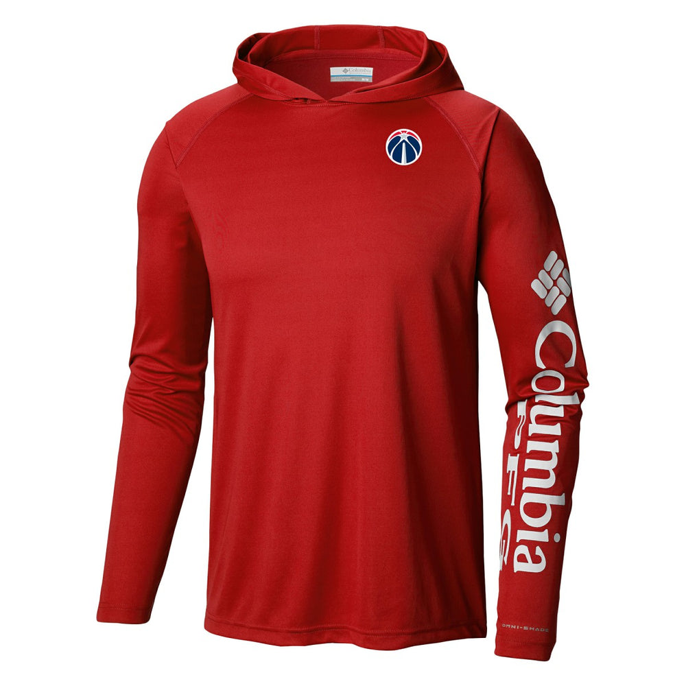 Columbia - Washington Wizards Terminal Tackle Long Sleeve Hoodie T-Shirt - Red
