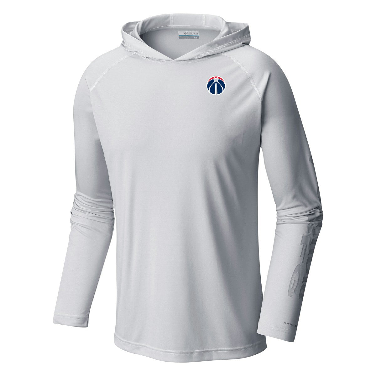 Columbia - Washington Wizards Terminal Tackle Long Sleeve Hoodie T-Shirt - White