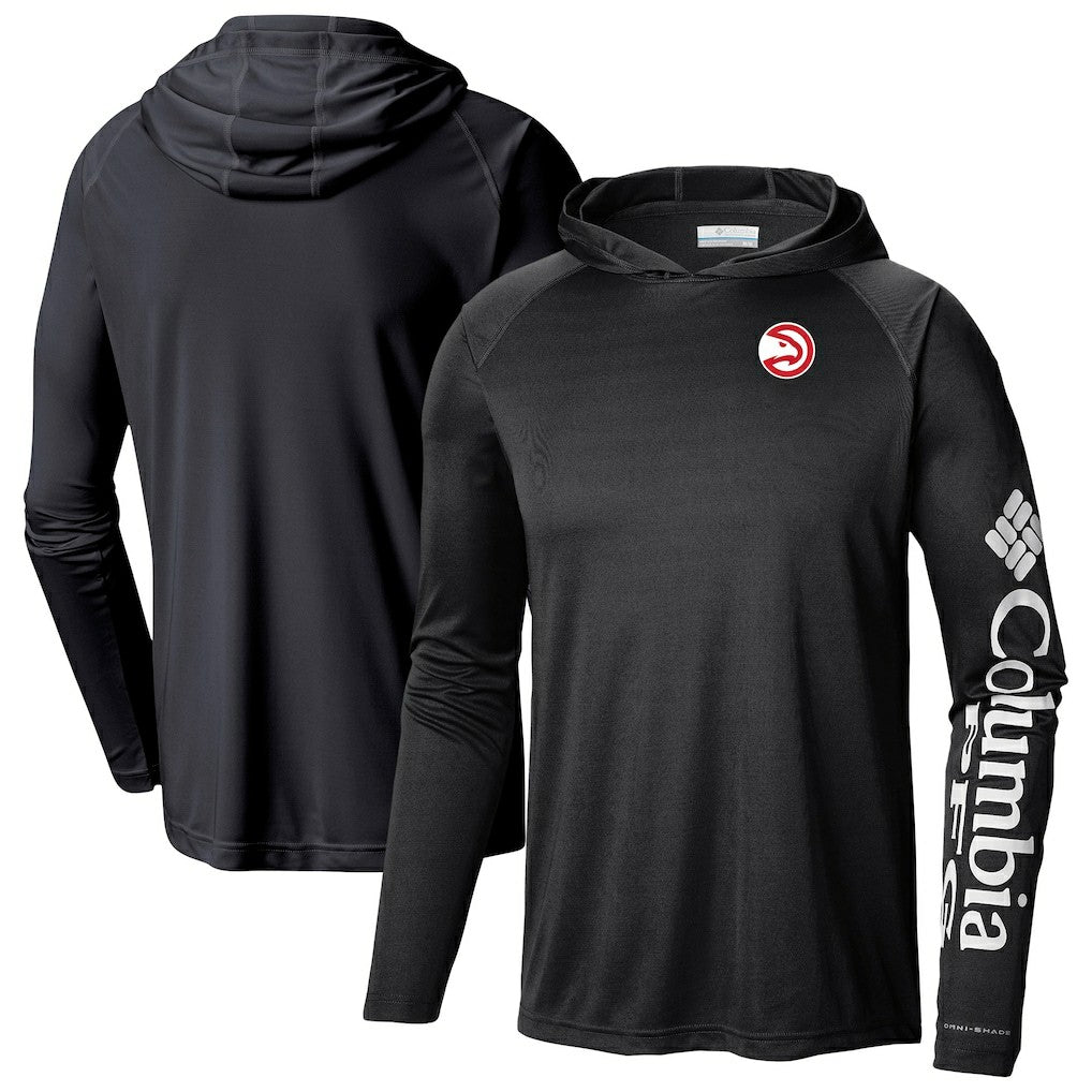 Columbia - Atlanta Hawks Terminal Tackle Long Sleeve Hoodie T-Shirt - Black