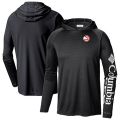 Columbia - Atlanta Hawks Terminal Tackle Long Sleeve Hoodie T-Shirt - Black