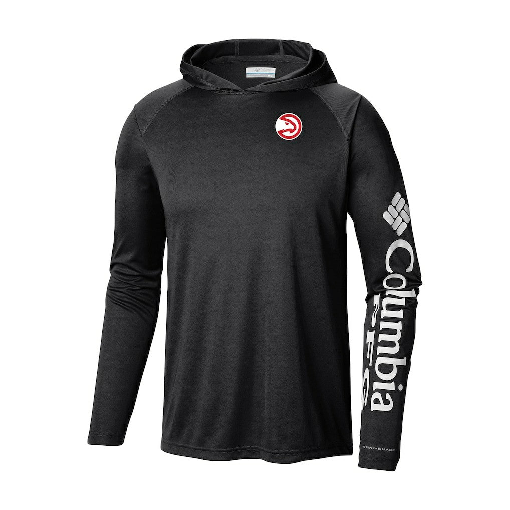 Columbia - Atlanta Hawks Terminal Tackle Long Sleeve Hoodie T-Shirt - Black