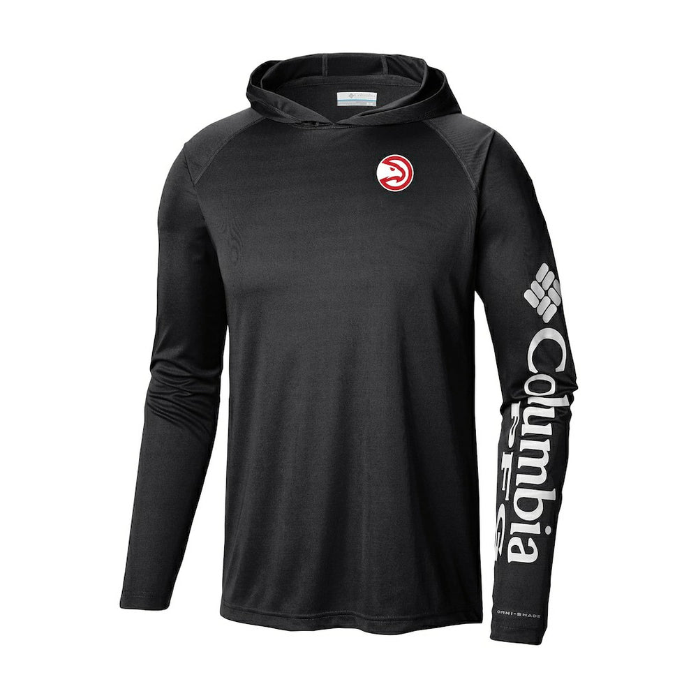 Columbia - Atlanta Hawks Terminal Tackle Long Sleeve Hoodie T-Shirt - Black