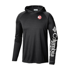 Columbia - Atlanta Hawks Terminal Tackle Long Sleeve Hoodie T-Shirt - Black