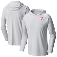 Columbia - Atlanta Hawks Terminal Tackle Long Sleeve Hoodie T-Shirt - White