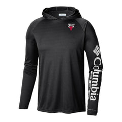 Columbia - Chicago Bulls Terminal Tackle Long Sleeve Hoodie T-Shirt - Black