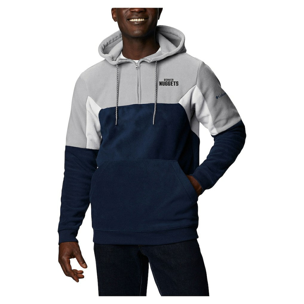Columbia - Denver Nuggets Lodge Quarter-Zip Hoodie - Navy