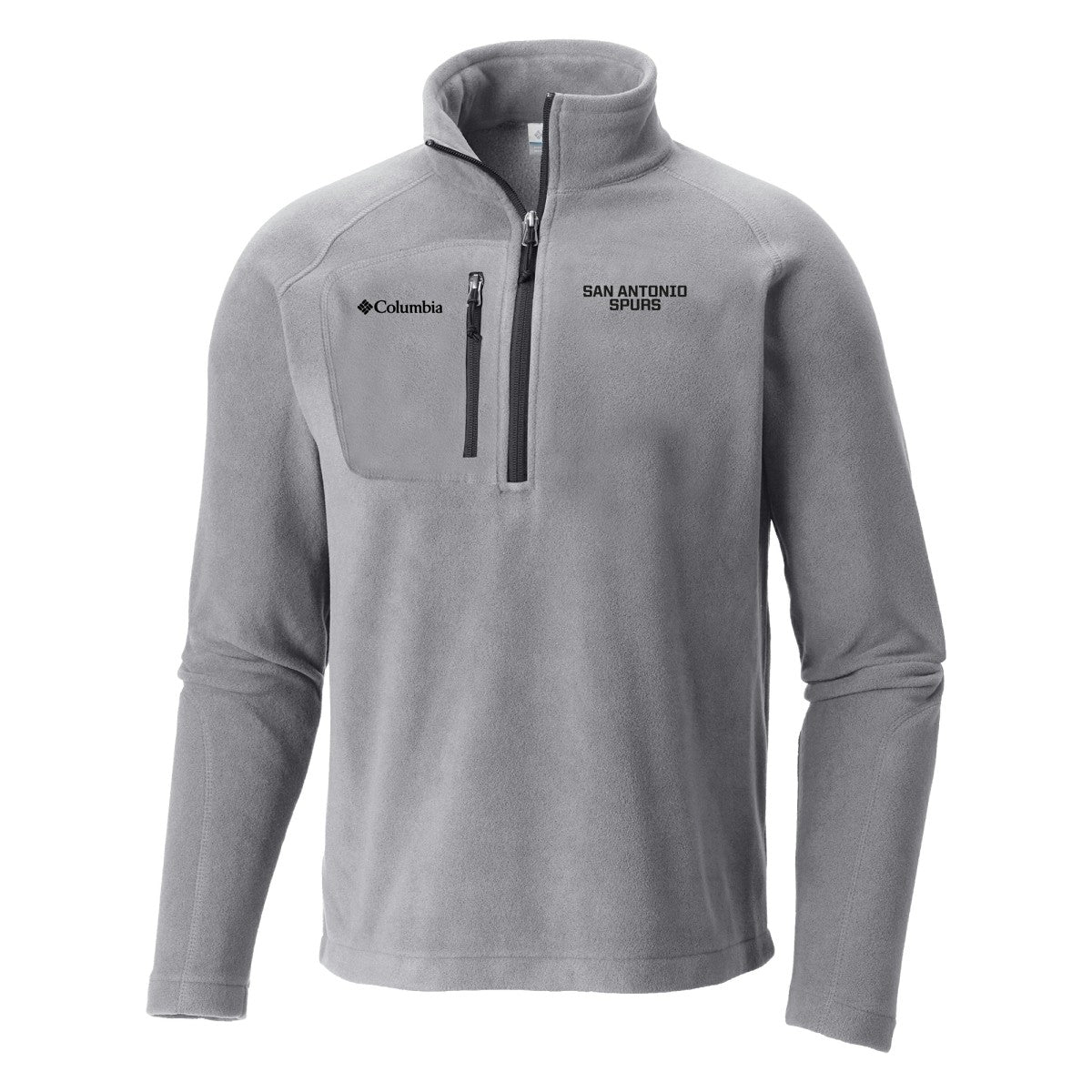 Columbia - San Antonio Spurs Fast Trek III Half-Zip Fleece Pullover - Gray