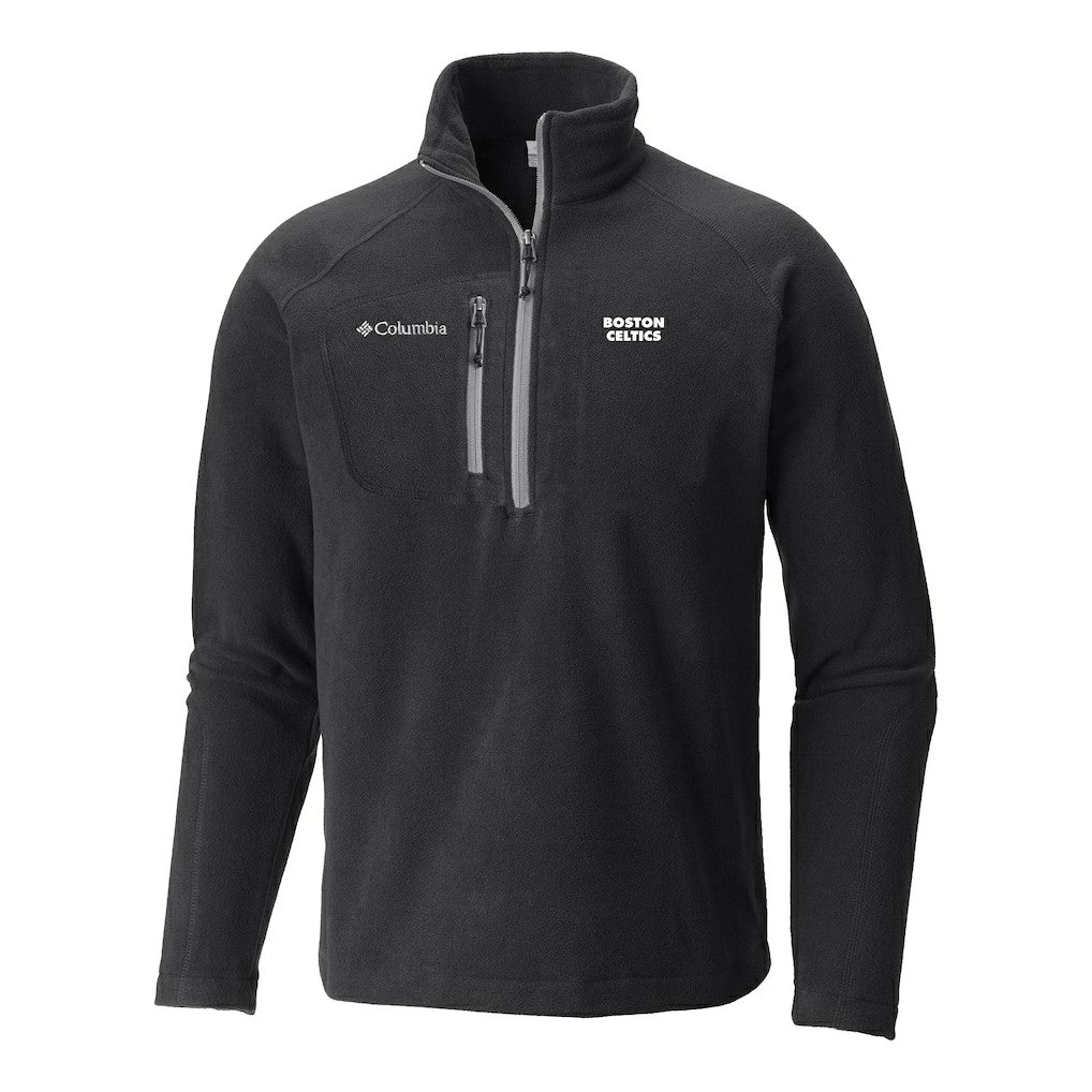 Columbia - Boston Celtics Fast Trek III Half-Zip Fleece Pullover - Black