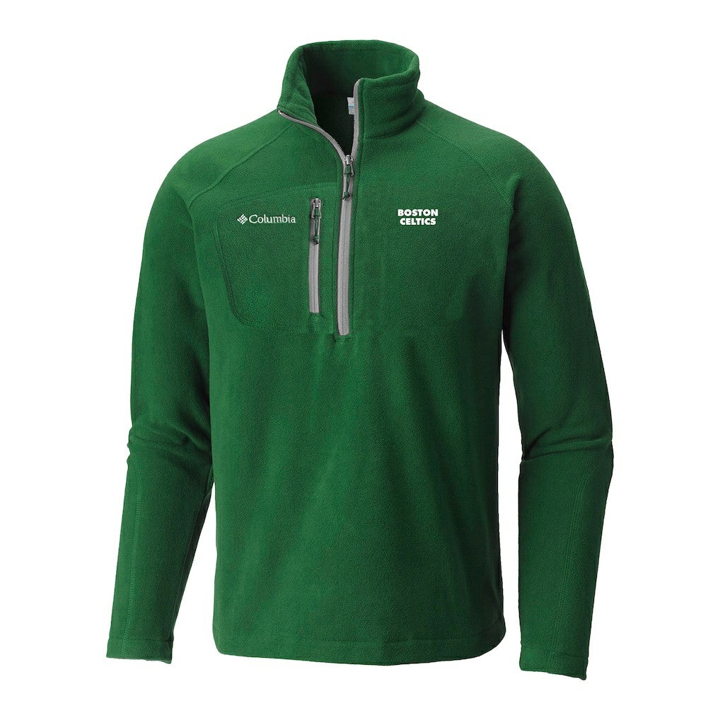 Columbia - Boston Celtics Fast Trek III Half-Zip Fleece Pullover - Kelly Green