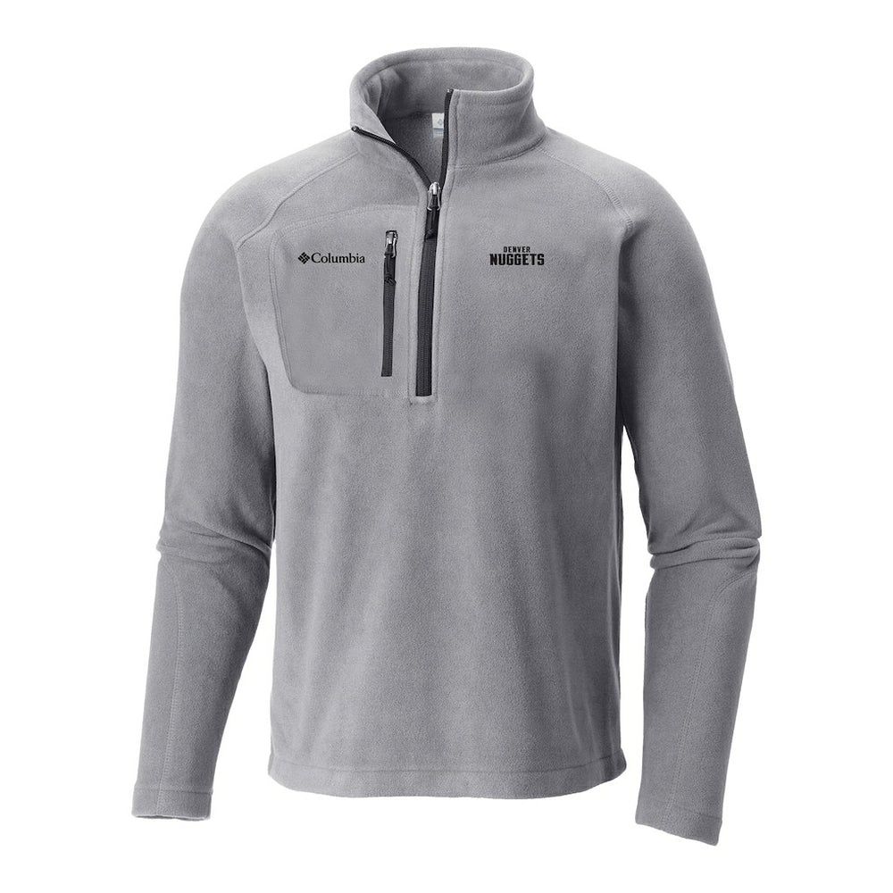 Columbia - Denver Nuggets Fast Trek III Half-Zip Fleece Pullover - Gray