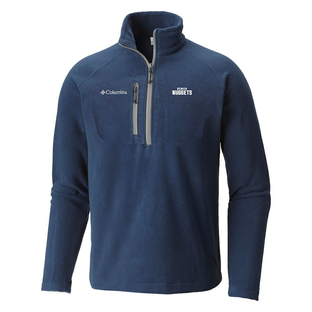 Columbia - Denver Nuggets Fast Trek III Half-Zip Fleece Pullover - Navy