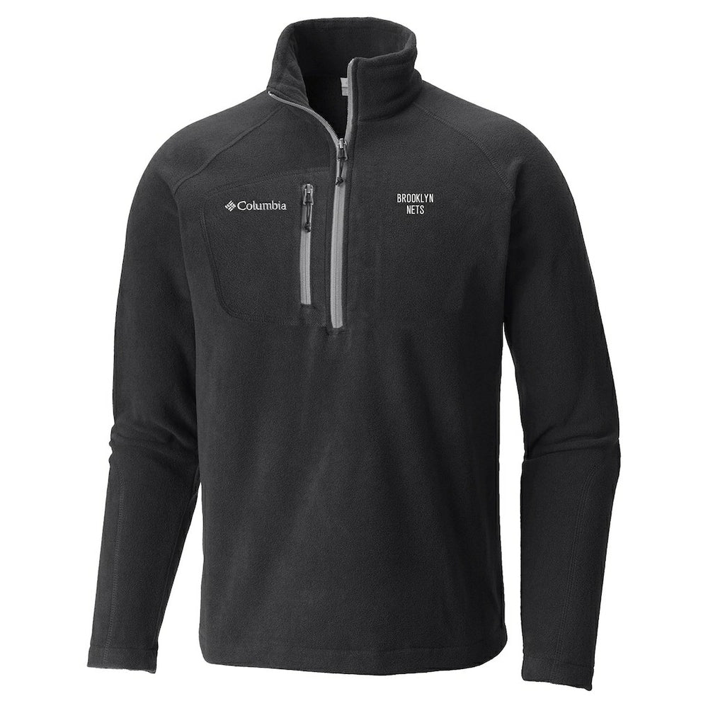 Columbia - Brooklyn Nets Fast Trek III Half-Zip Fleece Pullover - Black