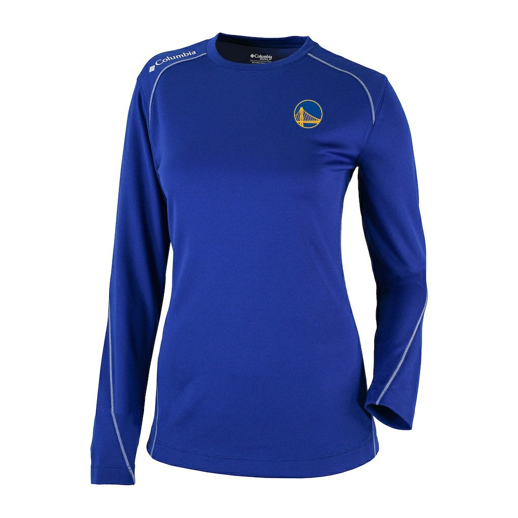 Columbia - Golden State Warriors Women's Omni-Wick Shotgun Pullover Top - Royal
