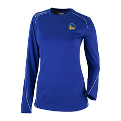 Columbia - Golden State Warriors Women's Omni-Wick Shotgun Pullover Top - Royal
