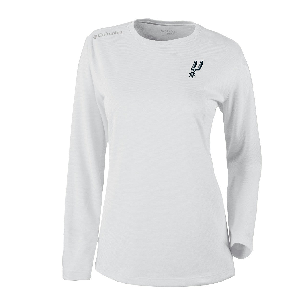 Columbia - San Antonio Spurs Women's Omni-Wick Shotgun Pullover Top - White