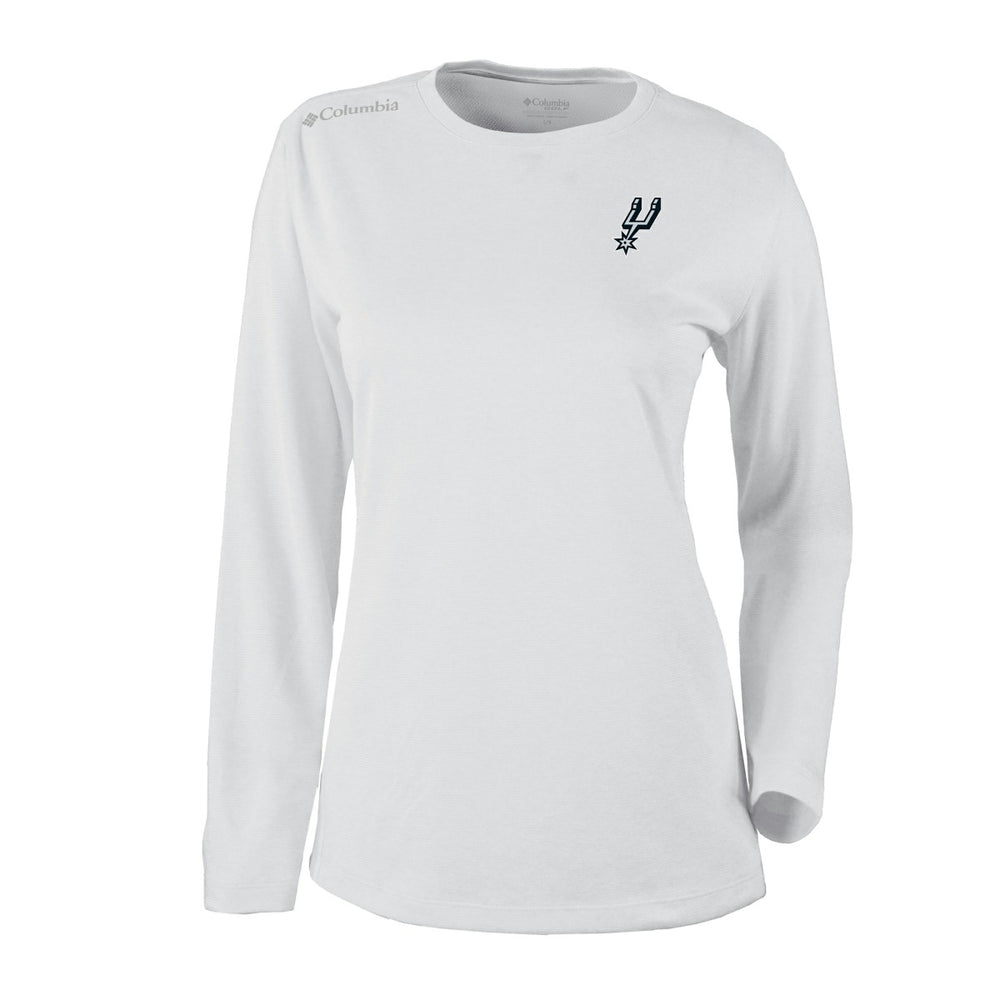 Columbia - San Antonio Spurs Women's Omni-Wick Shotgun Pullover Top - White
