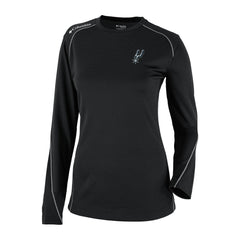 Columbia - San Antonio Spurs Women's Omni-Wick Shotgun Pullover Top - Black