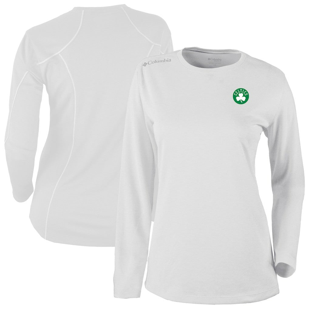 Columbia - Boston Celtics Women's Omni-Wick Shotgun Pullover Top - White