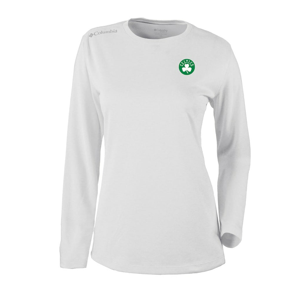 Columbia - Boston Celtics Women's Omni-Wick Shotgun Pullover Top - White