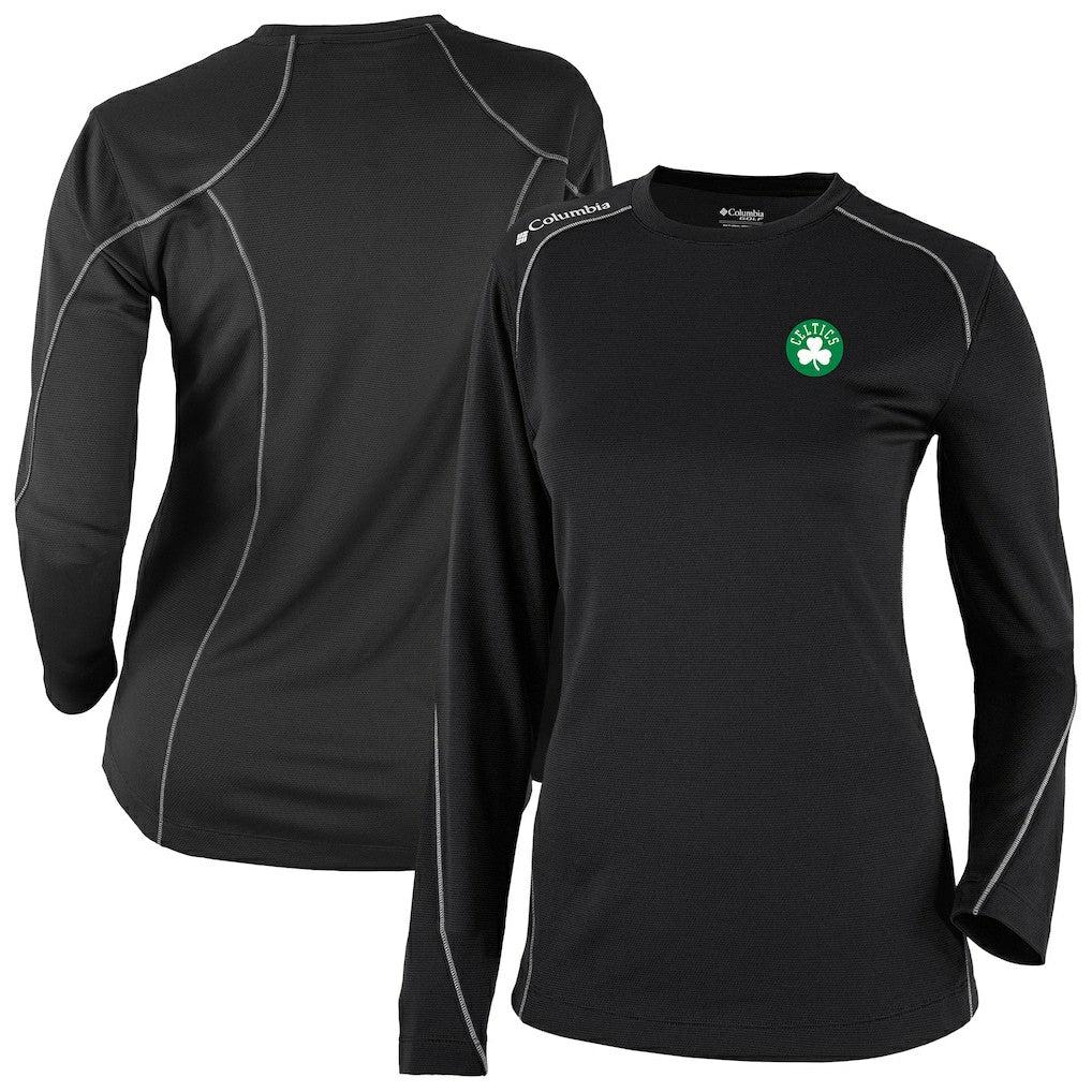 Columbia - Boston Celtics Women's Omni-Wick Shotgun Pullover Top - Black
