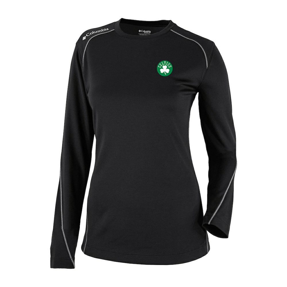 Columbia - Boston Celtics Women's Omni-Wick Shotgun Pullover Top - Black