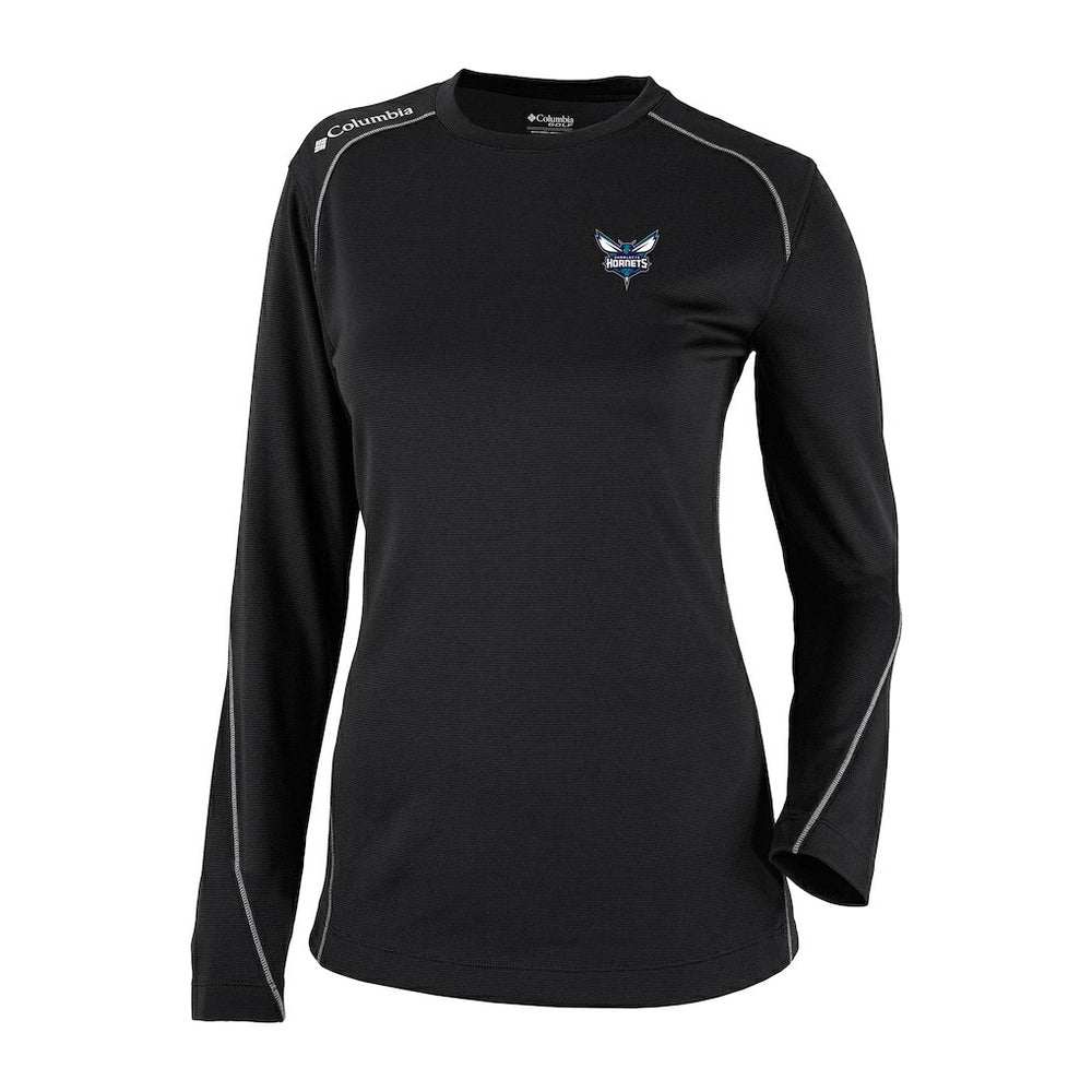 Columbia - Charlotte Hornets Women's Omni-Wick Shotgun Pullover Top - Black