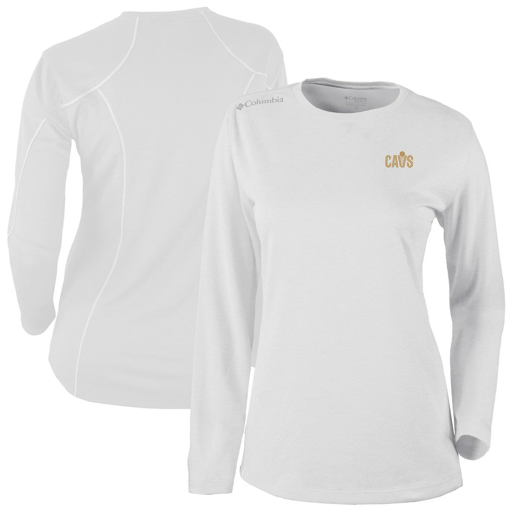 Columbia - Cleveland Cavaliers Women's Omni-Wick Shotgun Pullover Top - White