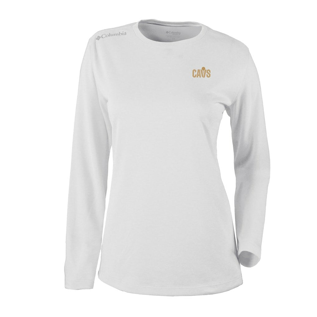 Columbia - Cleveland Cavaliers Women's Omni-Wick Shotgun Pullover Top - White