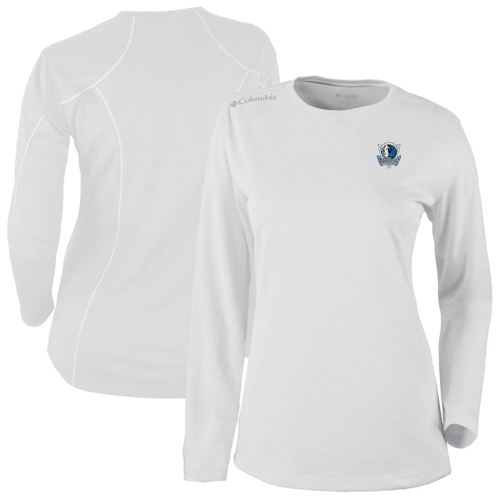 Columbia - Dallas Mavericks Women's Omni-Wick Shotgun Pullover Top - White
